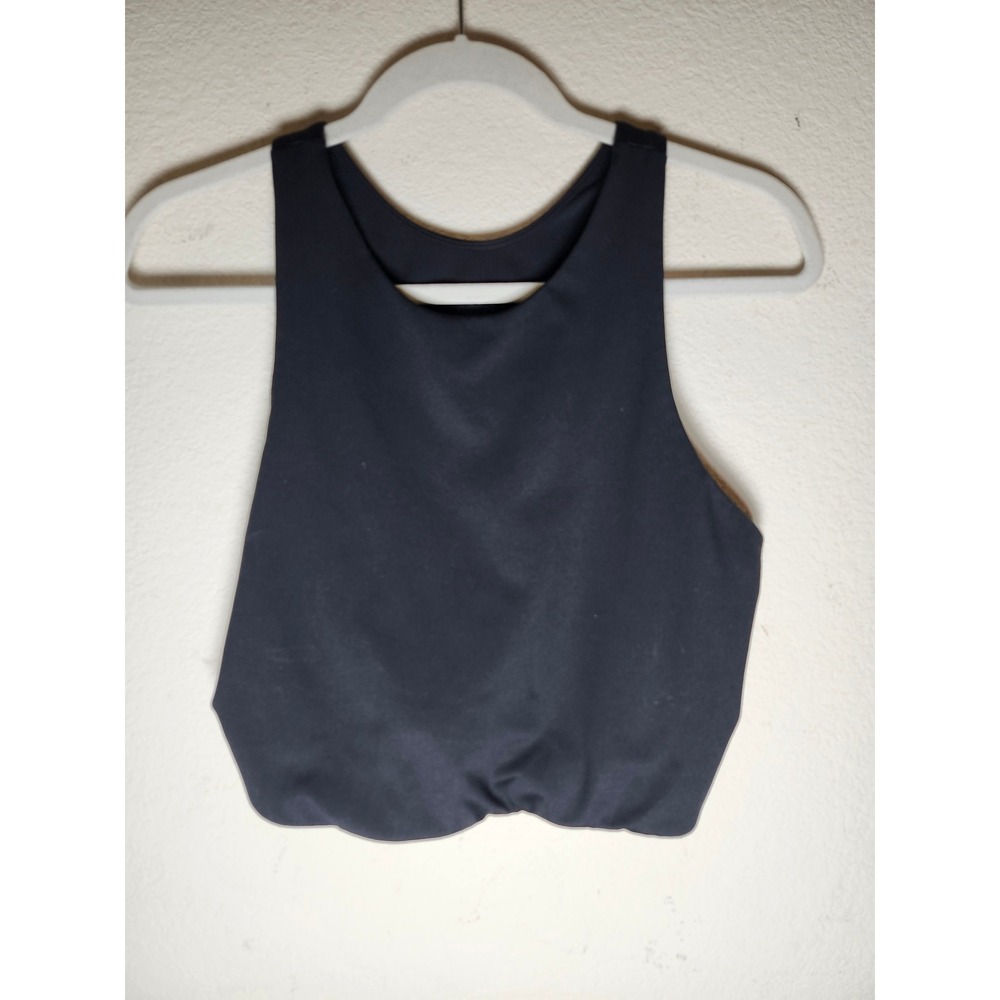 Girlfriend Collective Paloma Bra Womens XXL Black High Neck Racerback Sports Bra